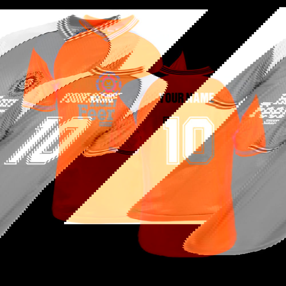 1987-1988 Blackpool Harry Feeney Centenary Shirt (Your Name)