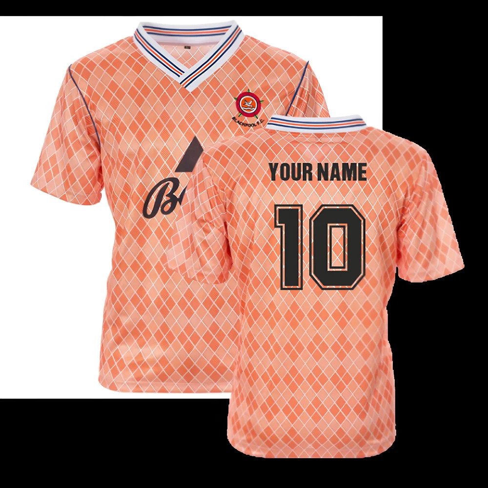 1989-1990 Blackpool Bass Retro Shirt (Your Name)