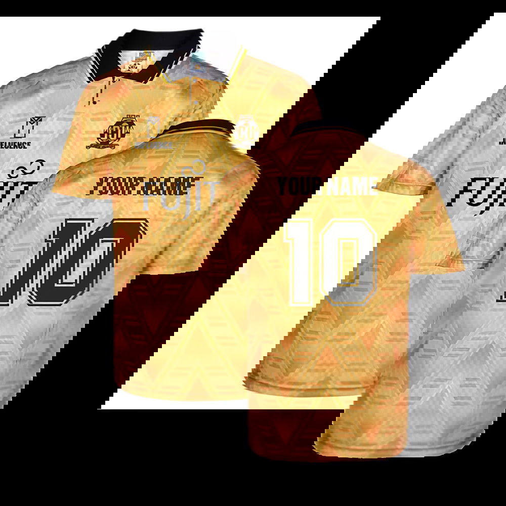 Cambridge United 1991-1993 Home Retro Shirt (Your Name)