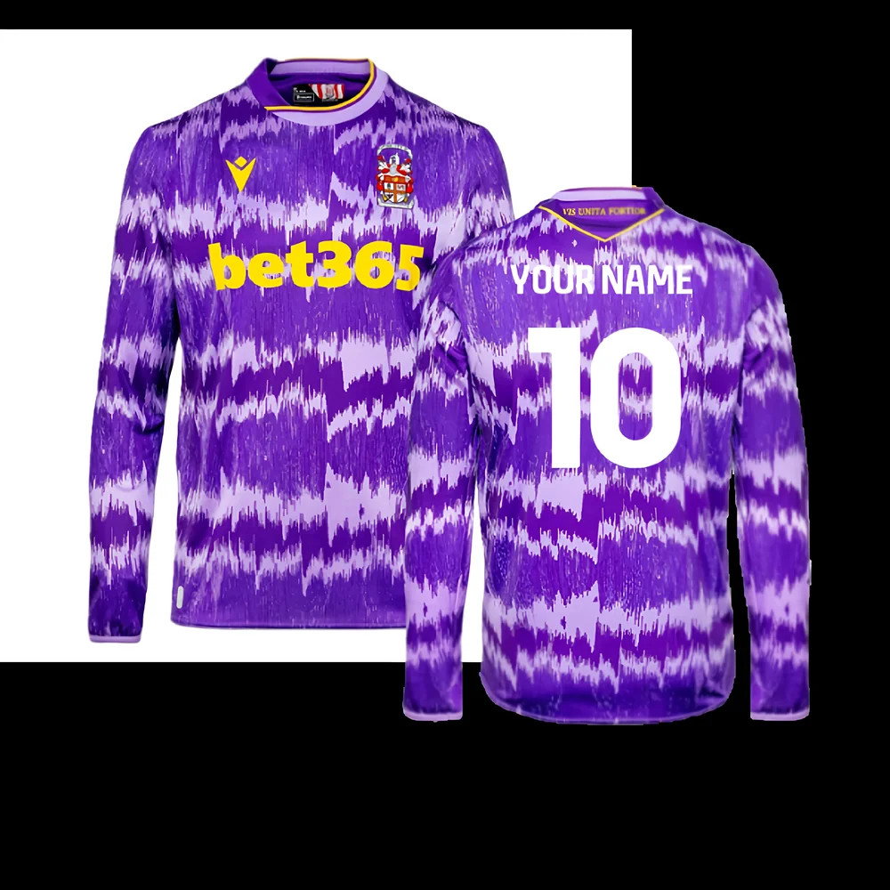 2025-2026 Stoke City Away Long Sleeve Shirt (Your Name)