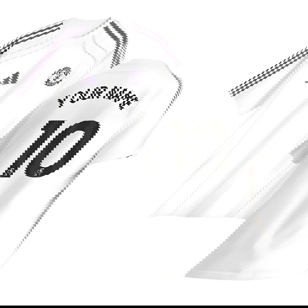 2025-2026 Man Utd UBP Tee (White) (Your Name)