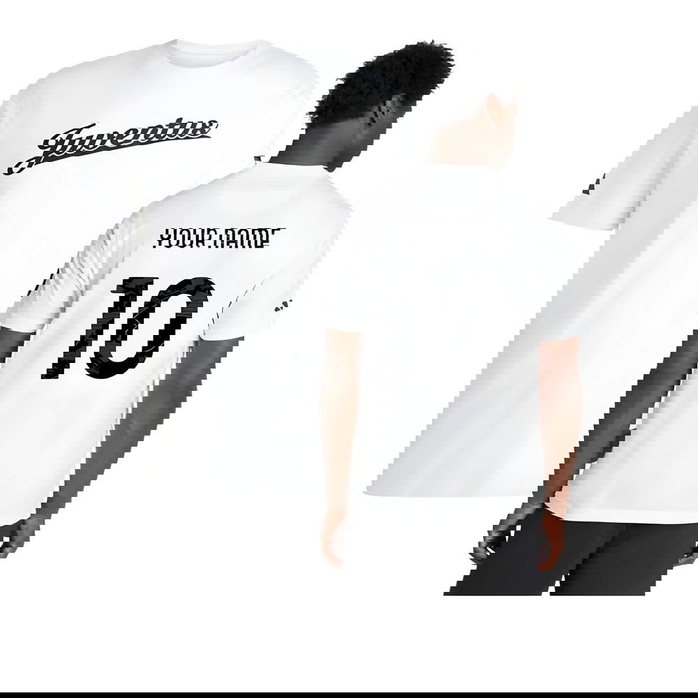 2025-2026 Juventus US Tee (White) (Your Name)