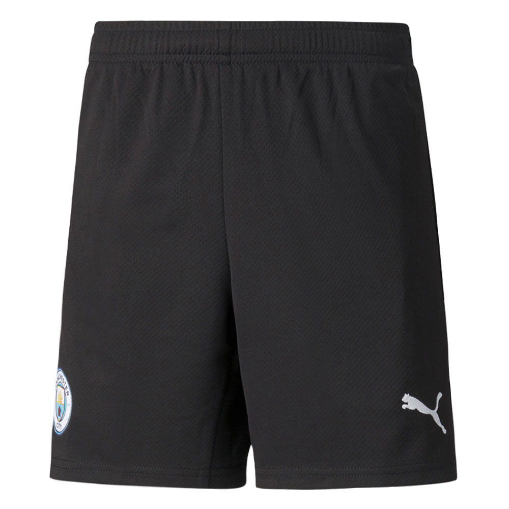 2021-2022 Man City Goalkeeper Shorts (Black) - Kids