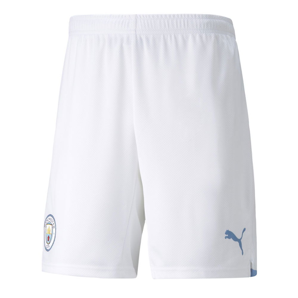2021-2022 Man City Home Change Shorts (White)