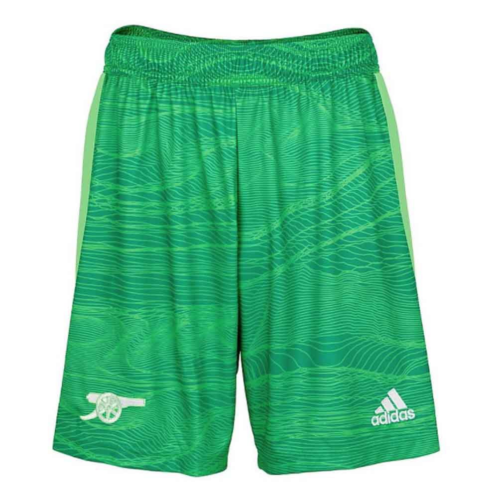 Arsenal 2021 2022 Home Goalkeeper Shorts Solar Lime HB6476 Uksoccershop