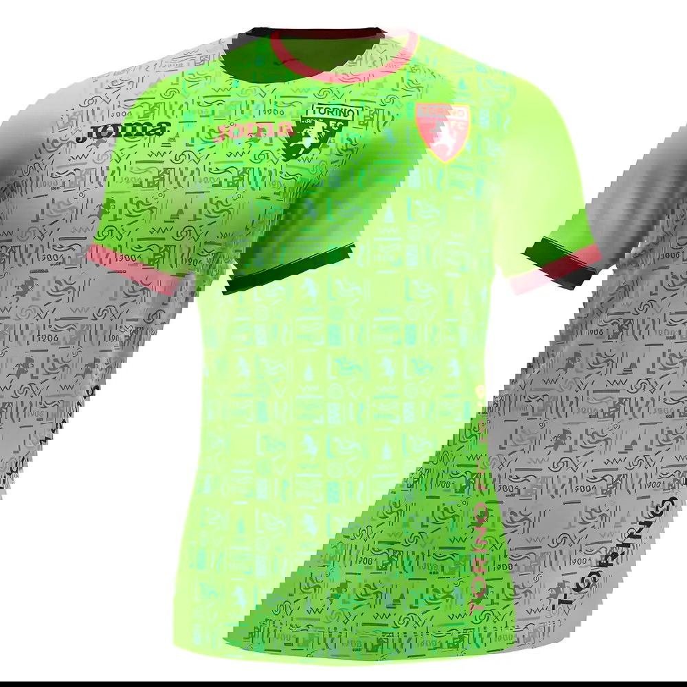 2021-2022 Torino Training Shirt (Fluo Green)