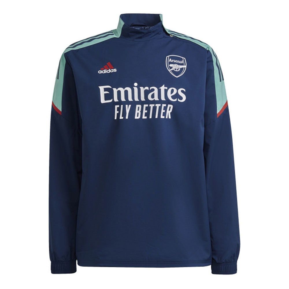 Arsenal 2021-2022 EU Hybrid Top (Blue)