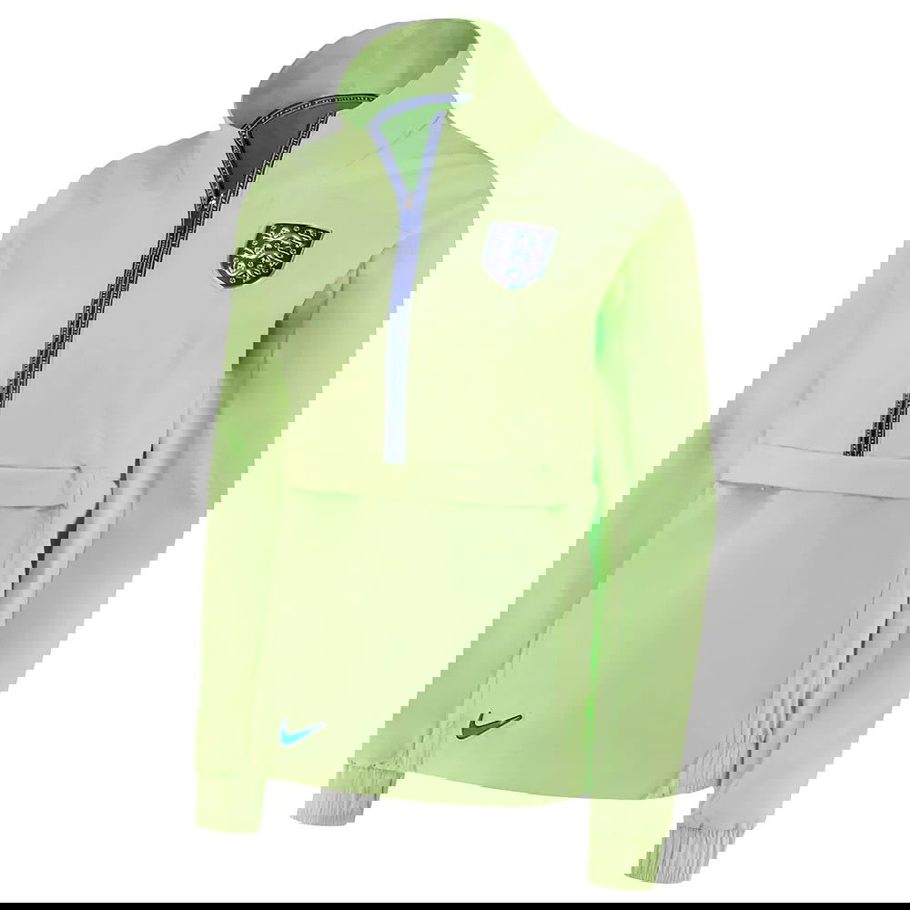 2022-2023 England Quarter Zip Football Jacket (Ladies)