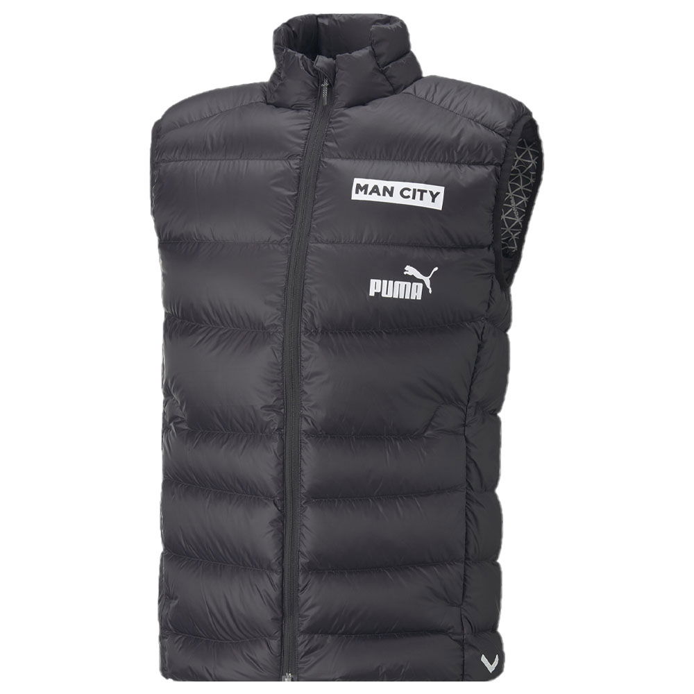 2021-2022 Man City Casuals Down Vest (Black)