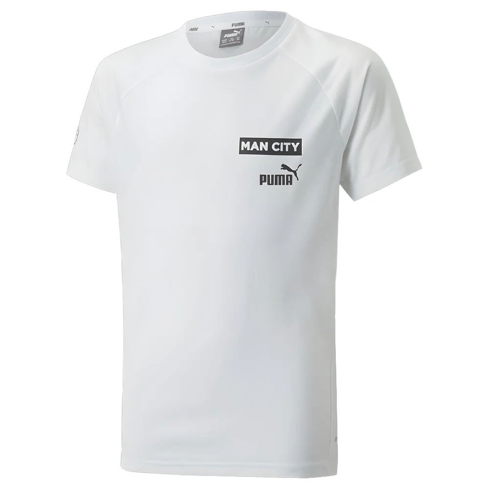2022-2023 Man City Casuals Tee (White) - Kids