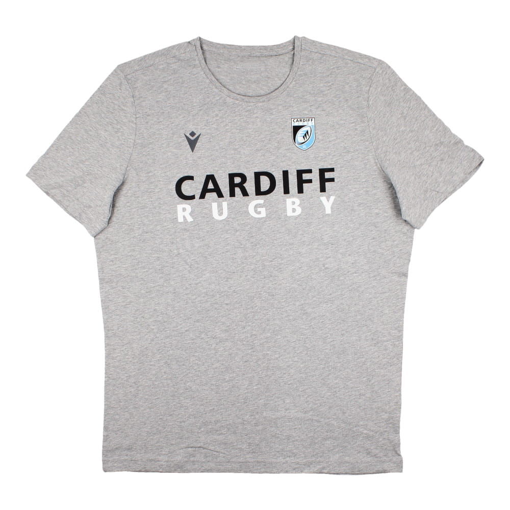 2022-2023 Cardiff Blues Leisure Cotton Tee (Grey)