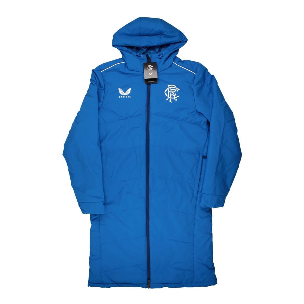 2022-2023 Rangers Training Long Bench Jacket (Blue)