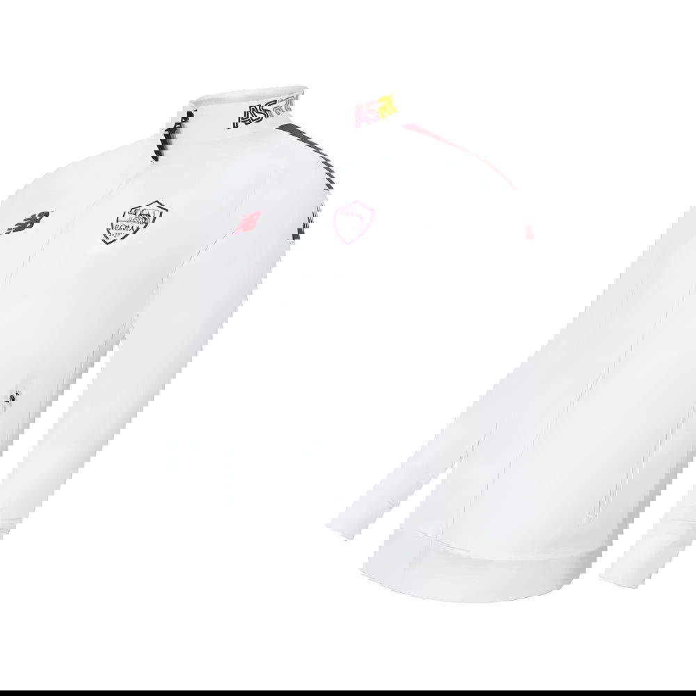 2022-2023 Roma Pre-Game Jacket Away (White)