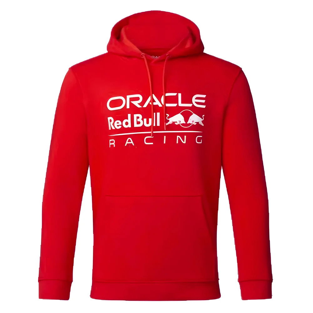 Red Bull Racing Men's Castore Red 2023 Bull Racing Unisex Core Overhead Hoodie (Flame Scarlet)