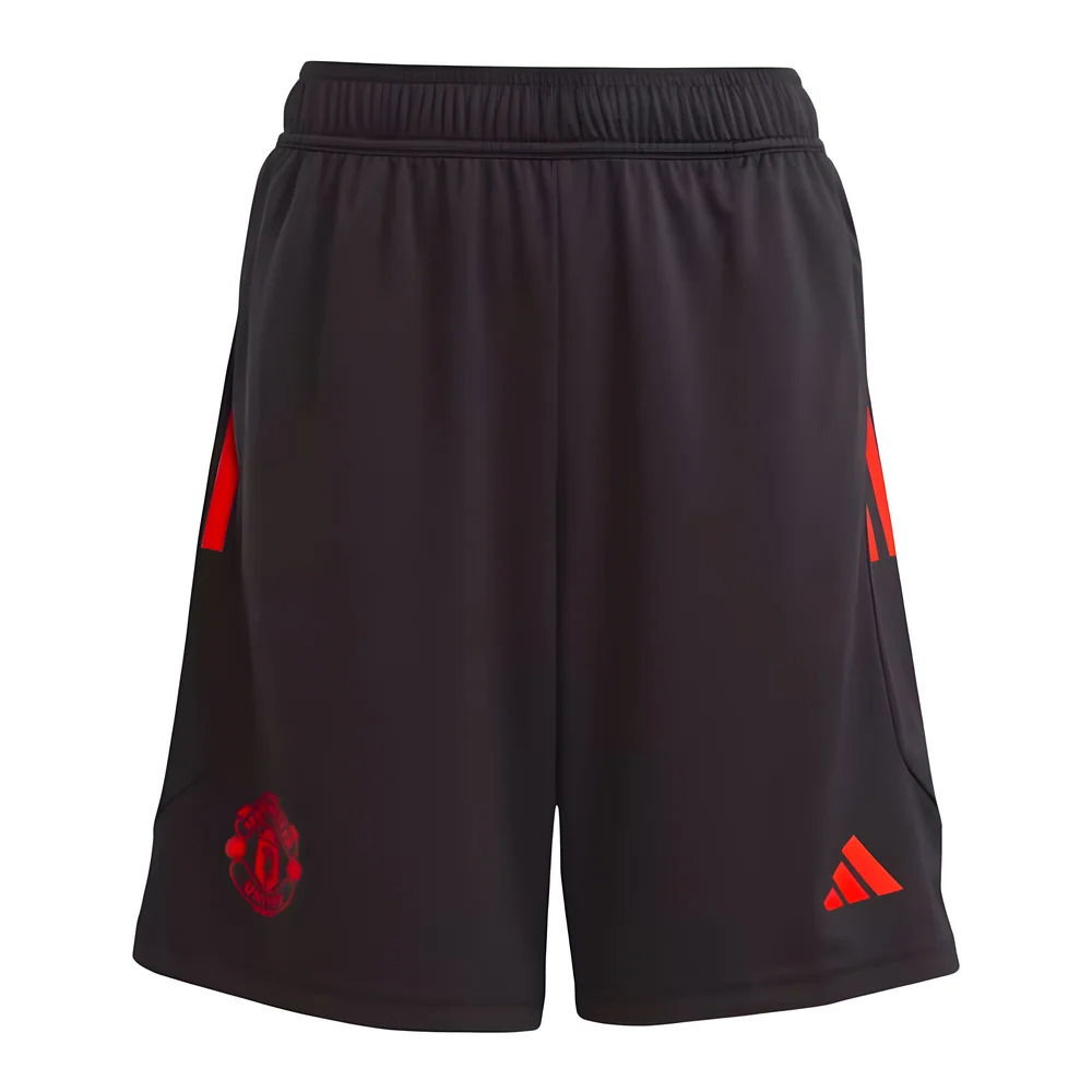 2023-2024 Man Utd Training Shorts (Black) - Kids