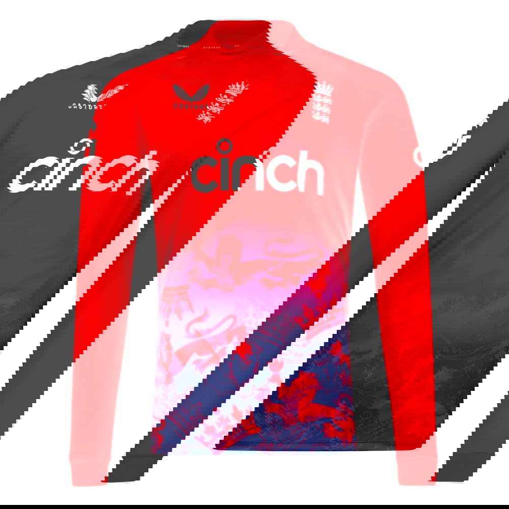 2023 England T20 Pro Shirt Long Sleeve Jersey