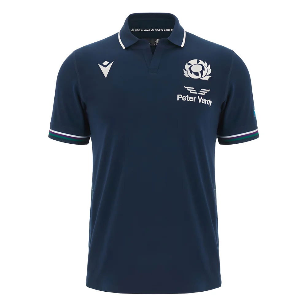 2023-2024 Scotland Home Cotton Rugby Shirt