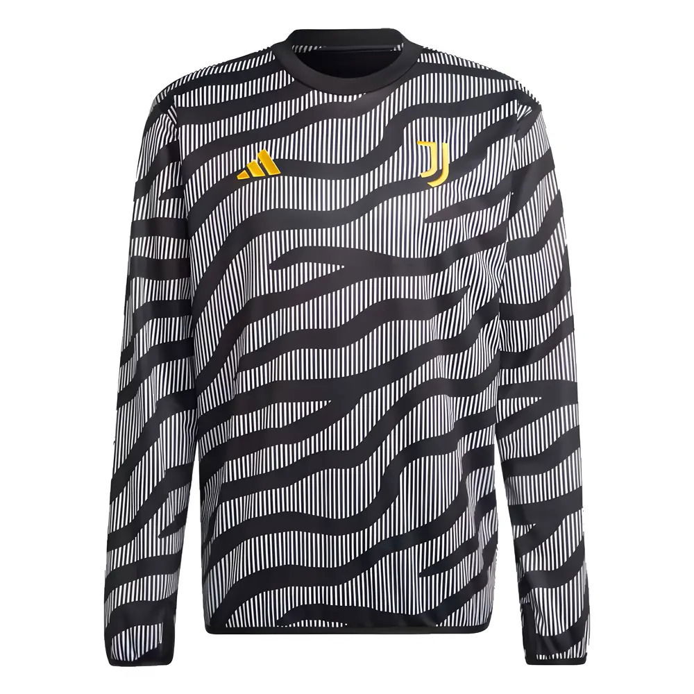 2023-2024 Juventus Pre-Match Warm Top (Black)