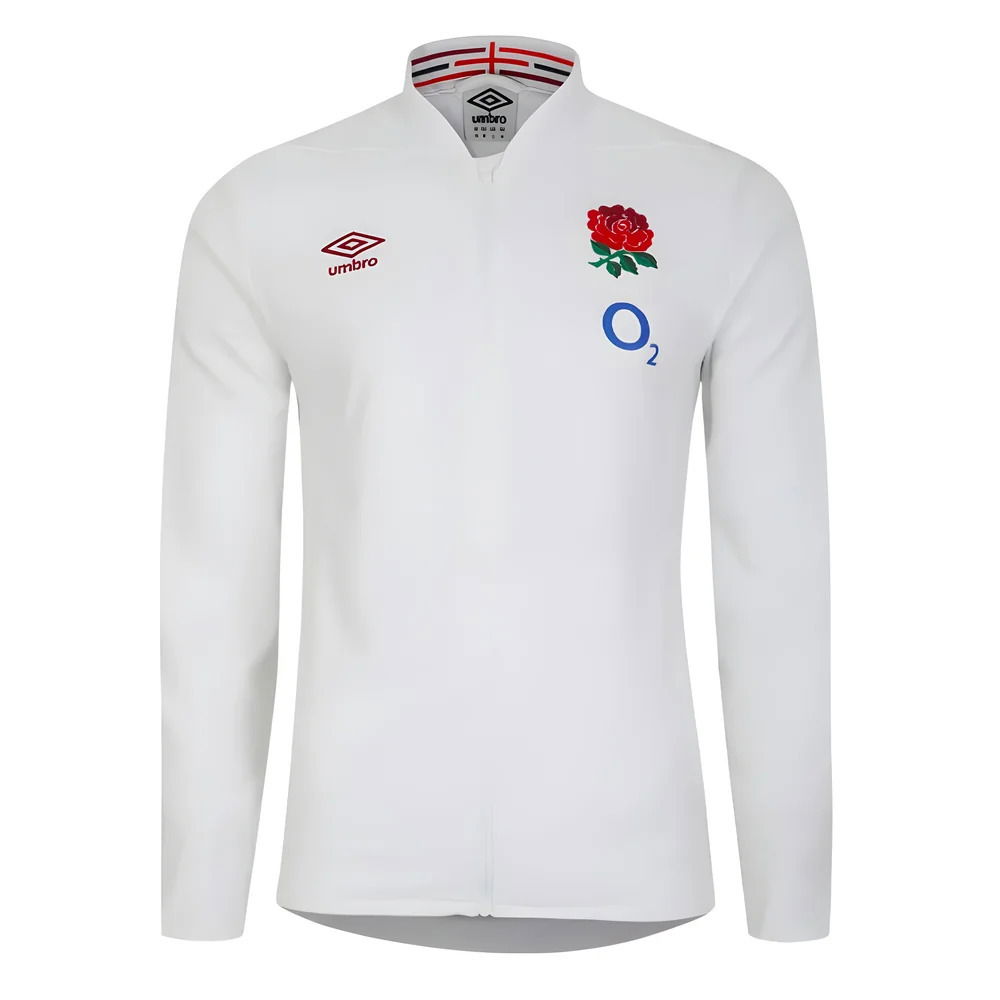 2023-2024 England Rugby Anthem Jacket (White)