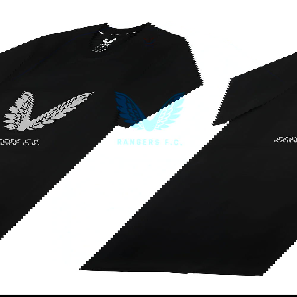 2023-2024 Rangers Players Travel Logo Tee (Black)