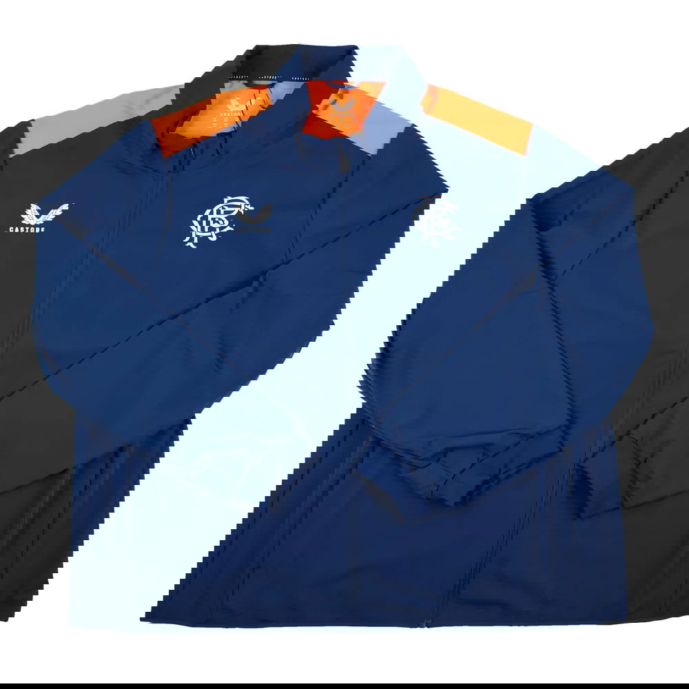 2023-2024 Rangers Players Training Third Anthem Jacket (Navy)