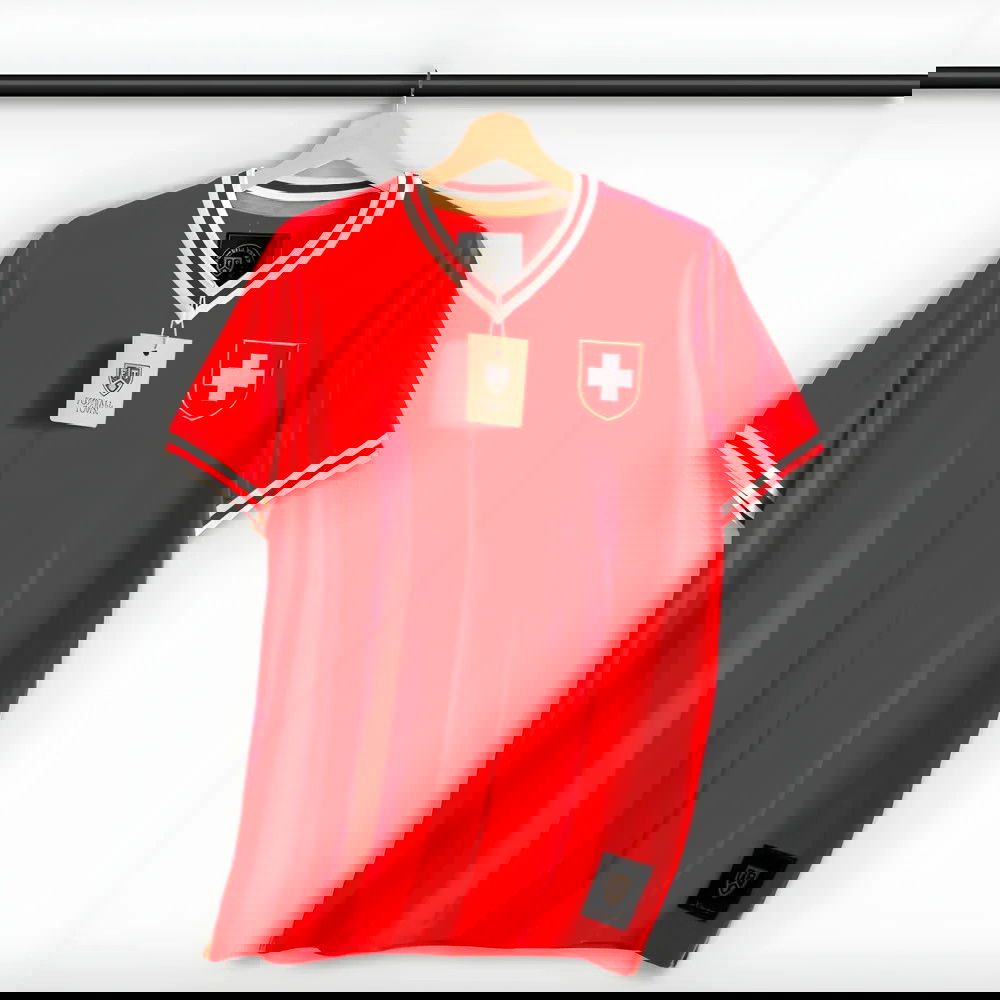 Switzerland Die Nati Retro Football Shirt