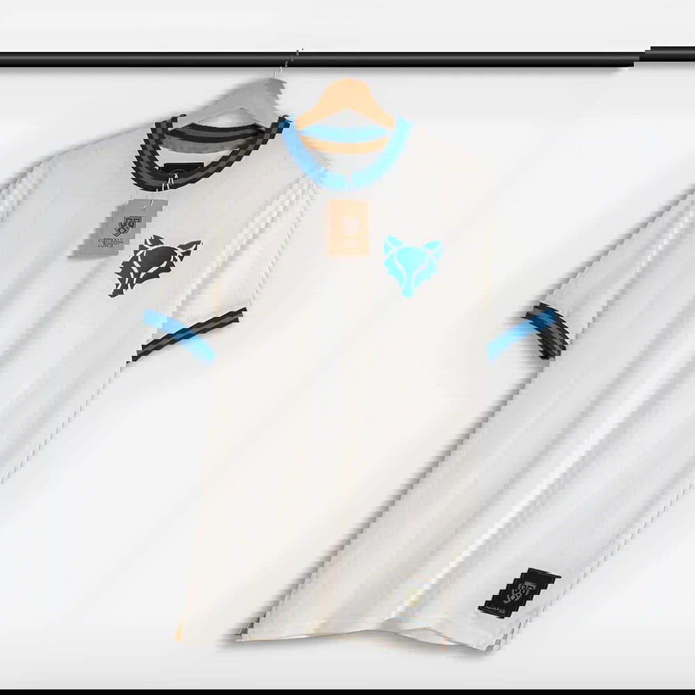 The Fox Away Retro Football Shirt (White)