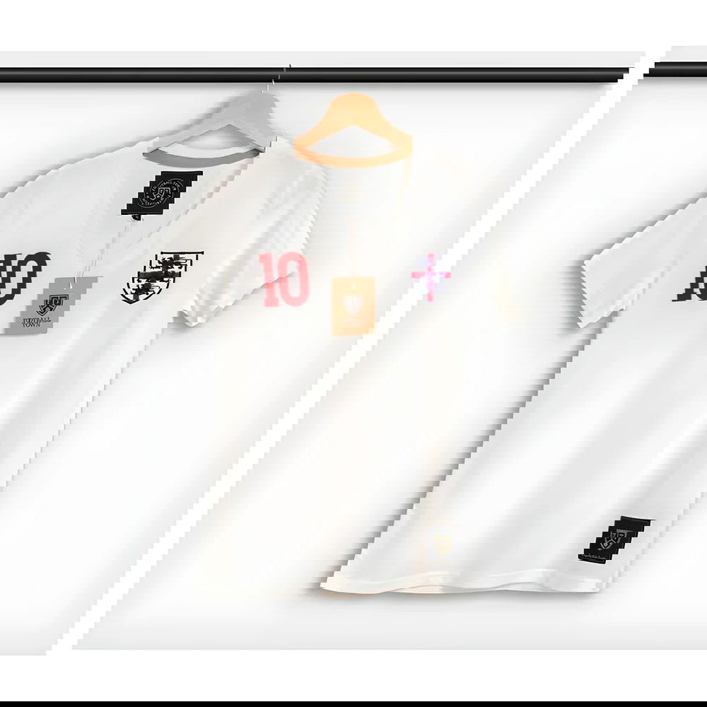 England The Lions Cross 10 Retro Shirt (Womens)