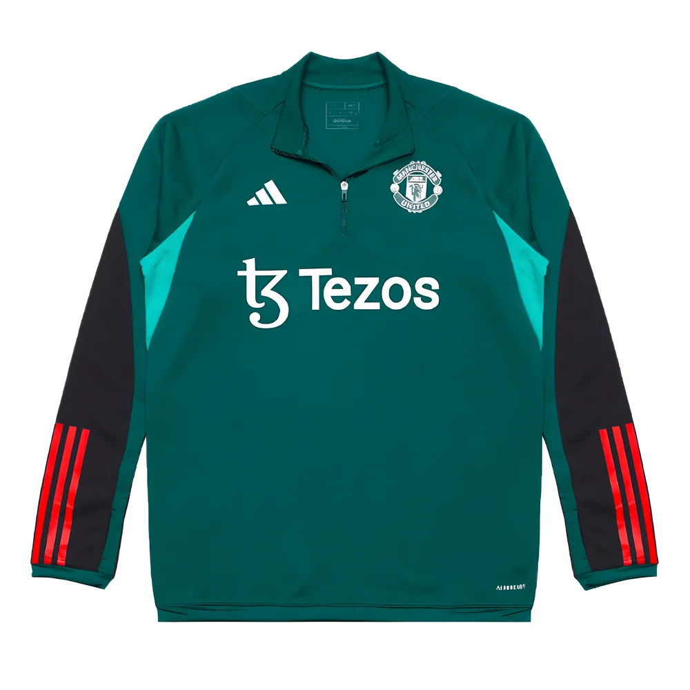 2023-2024 Man Utd Training Top (Green)