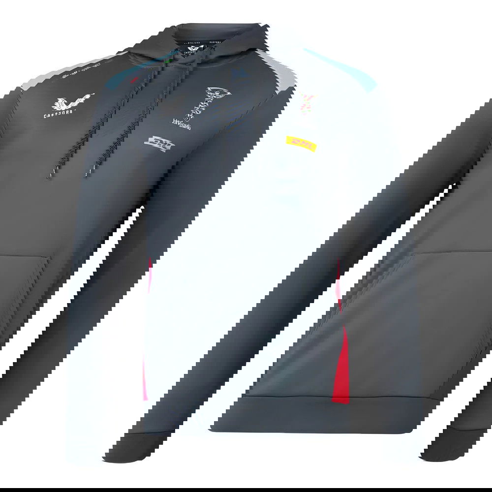 2023-2024 Harlequins Mens Pullover Hoodie (Grey)