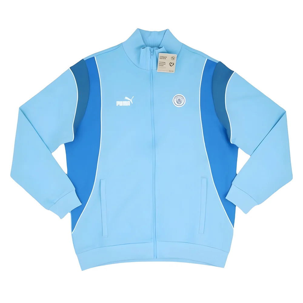 2023-2024 Man City FtblArchive Track Jacket (Light Blue)