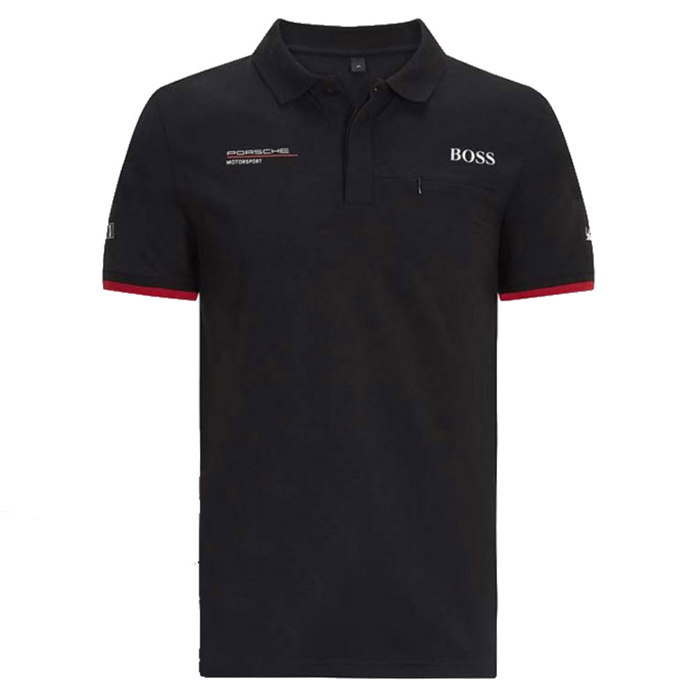 Men's Puma Black 2024 Porsche Motorsport Team Polo Shirt