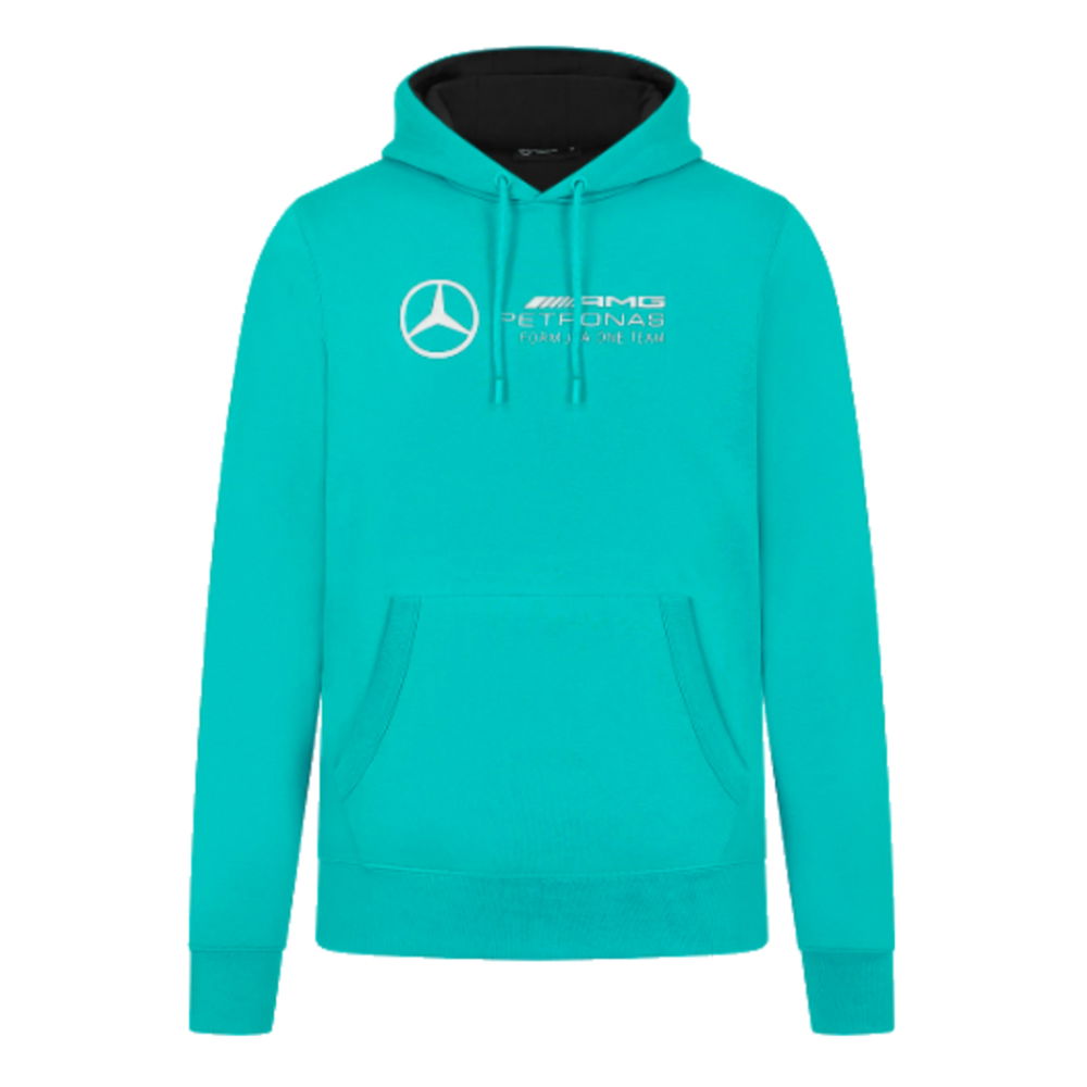 2024 Mercedes Mens Logo Hoody (Ultra Teal)