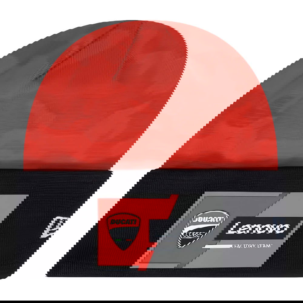 Ducati Team Camo EB Cuff Beanie (Scarlet)
