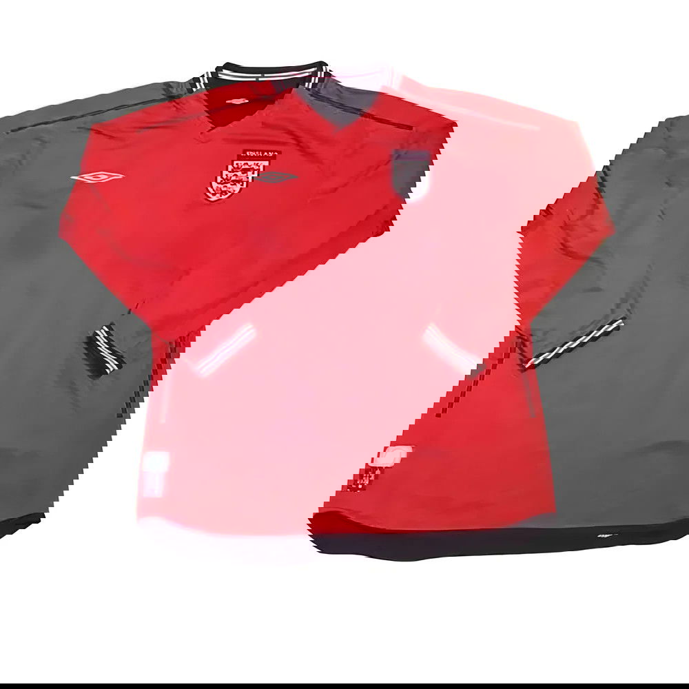 England 2002-04 Long Sleeve Away Shirt (S) (Very Good)