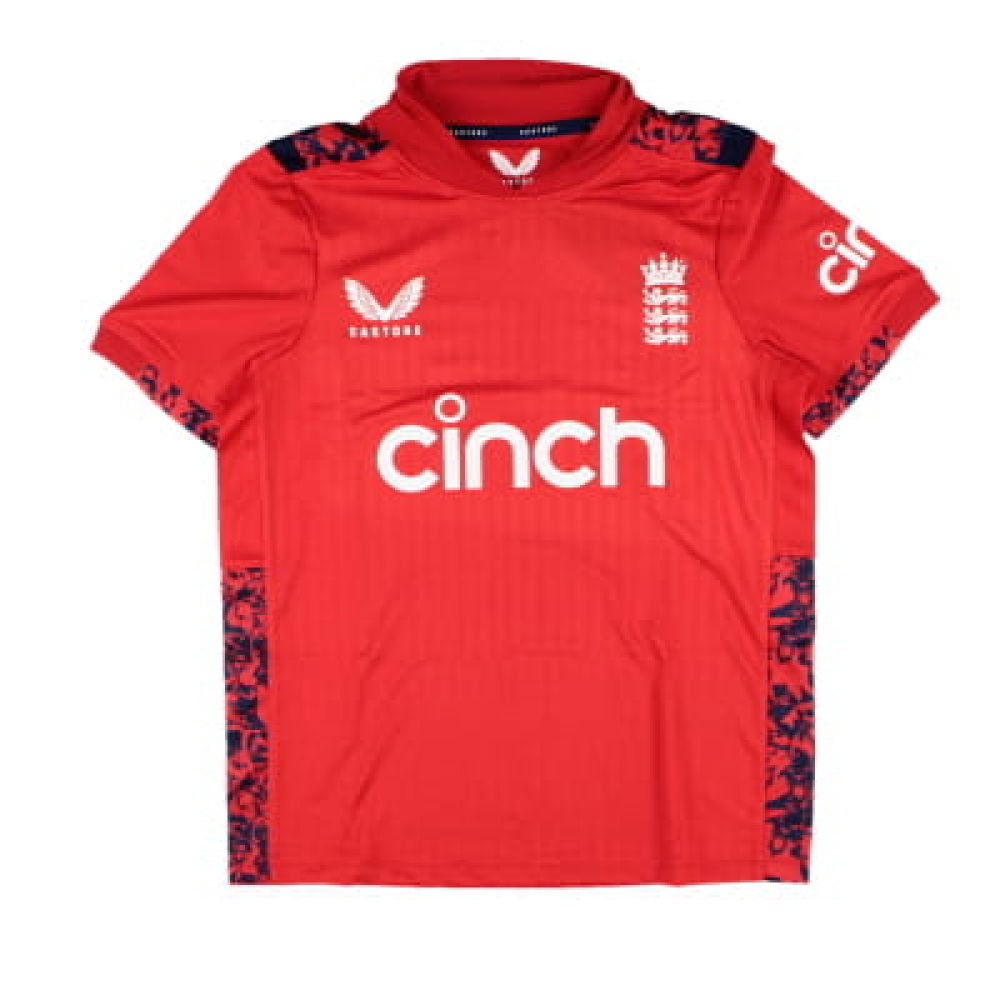 2024 England Cricket T20 World Cup Shirt Kids TJ6760 096 Uksoccershop