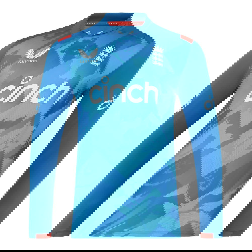 2024 England Cricket ODI Long Sleeve Shirt