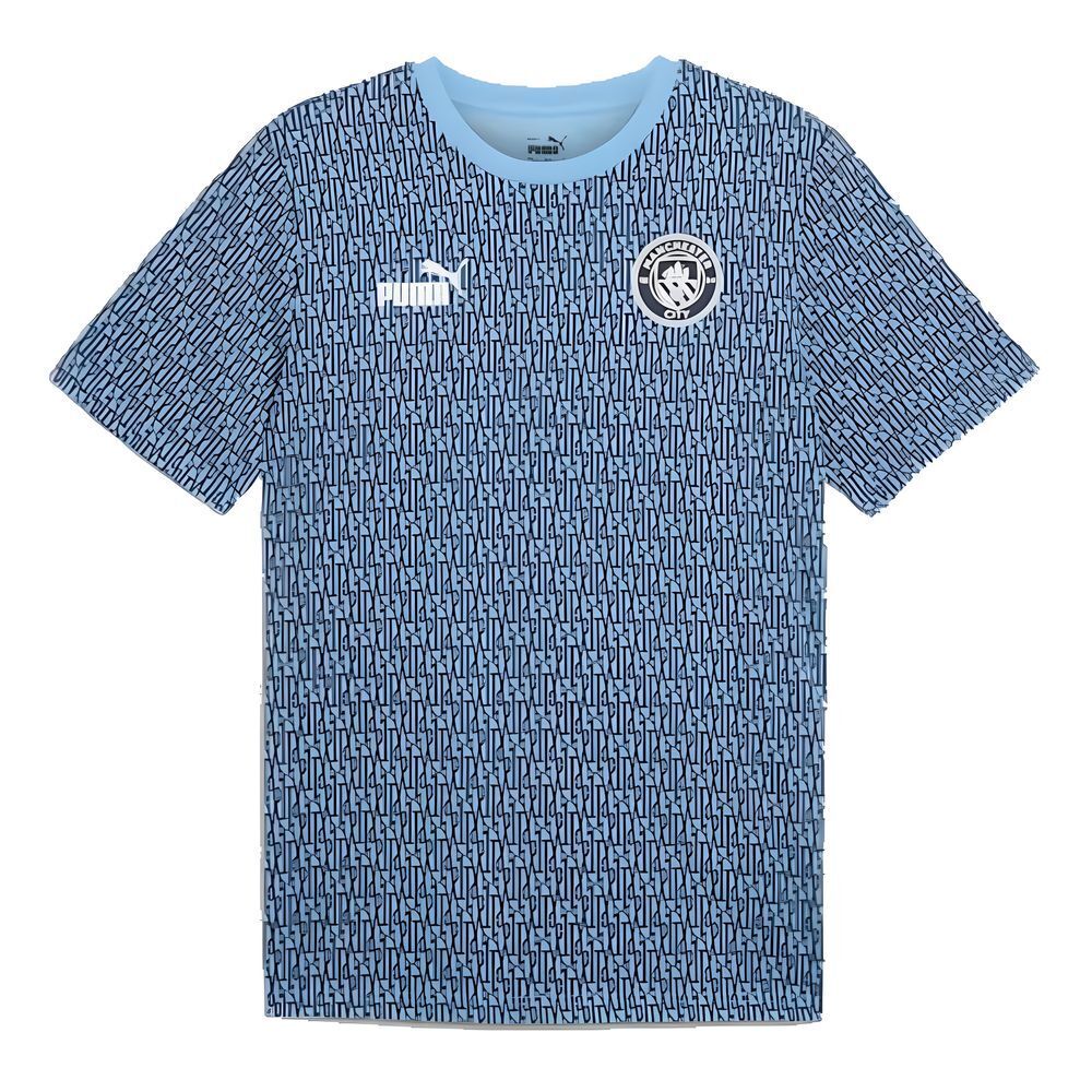 2024-2025 Man City ftblCulture Tee AOP (Navy)