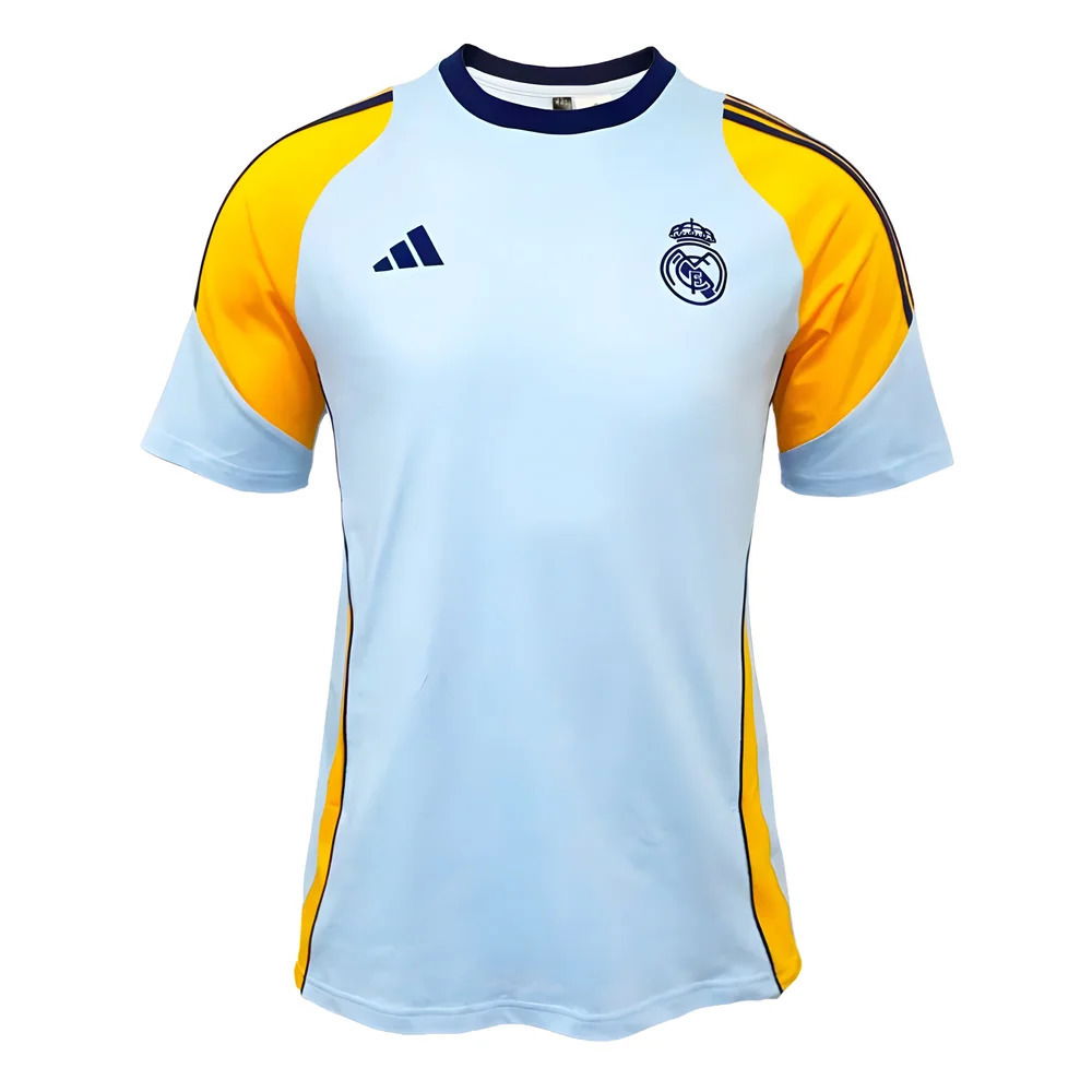 2024-2025 Real Madrid Training Tee (Glow Blue)
