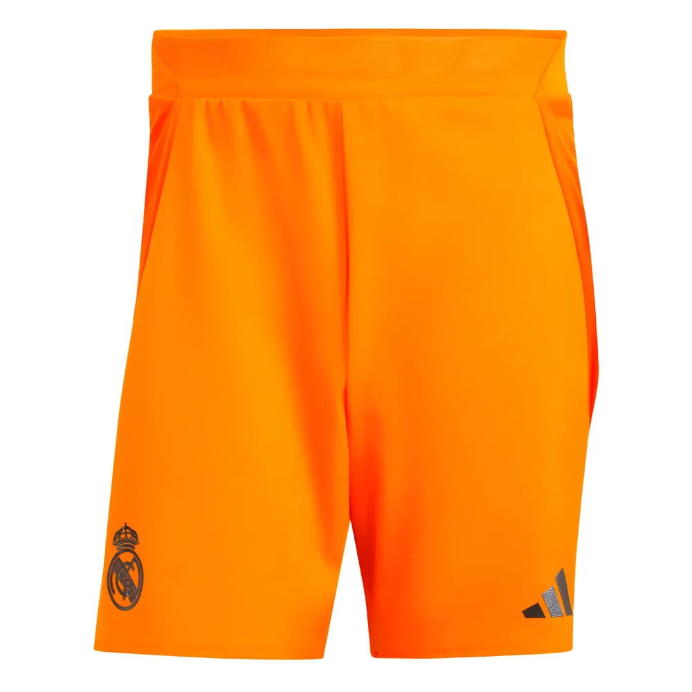 2024-2025 Real Madrid Authentic Away Shorts (Orange)