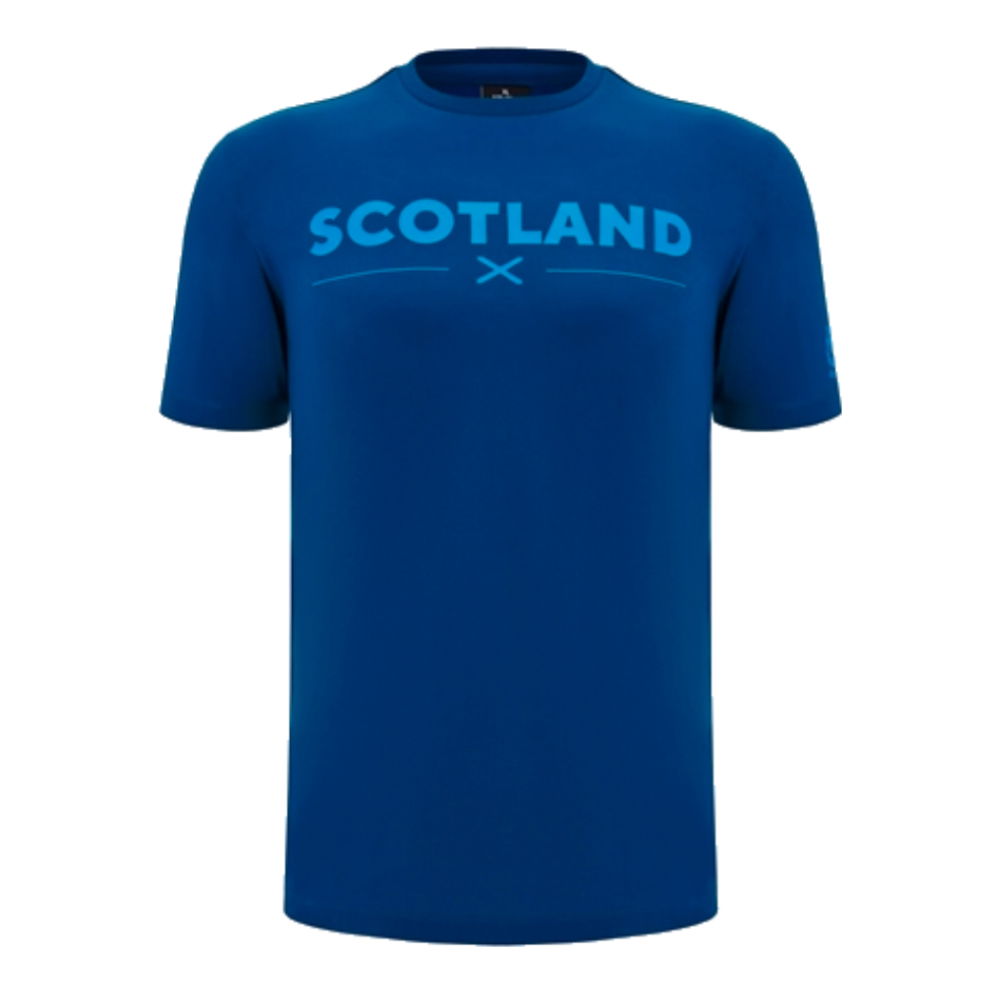 2024-2025 Scotland Rugby Leisure Cotton T-Shirt (Navy)