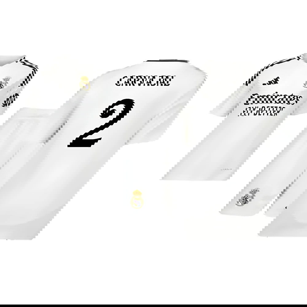 2024-2025 Real Madrid Home Youth Kit (Carvajal 2)