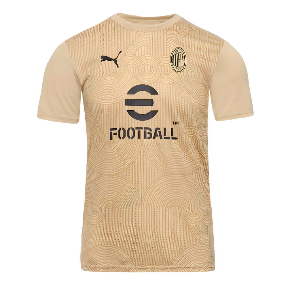 2024-2025 AC Milan Pre-Match Shirt (Putty)