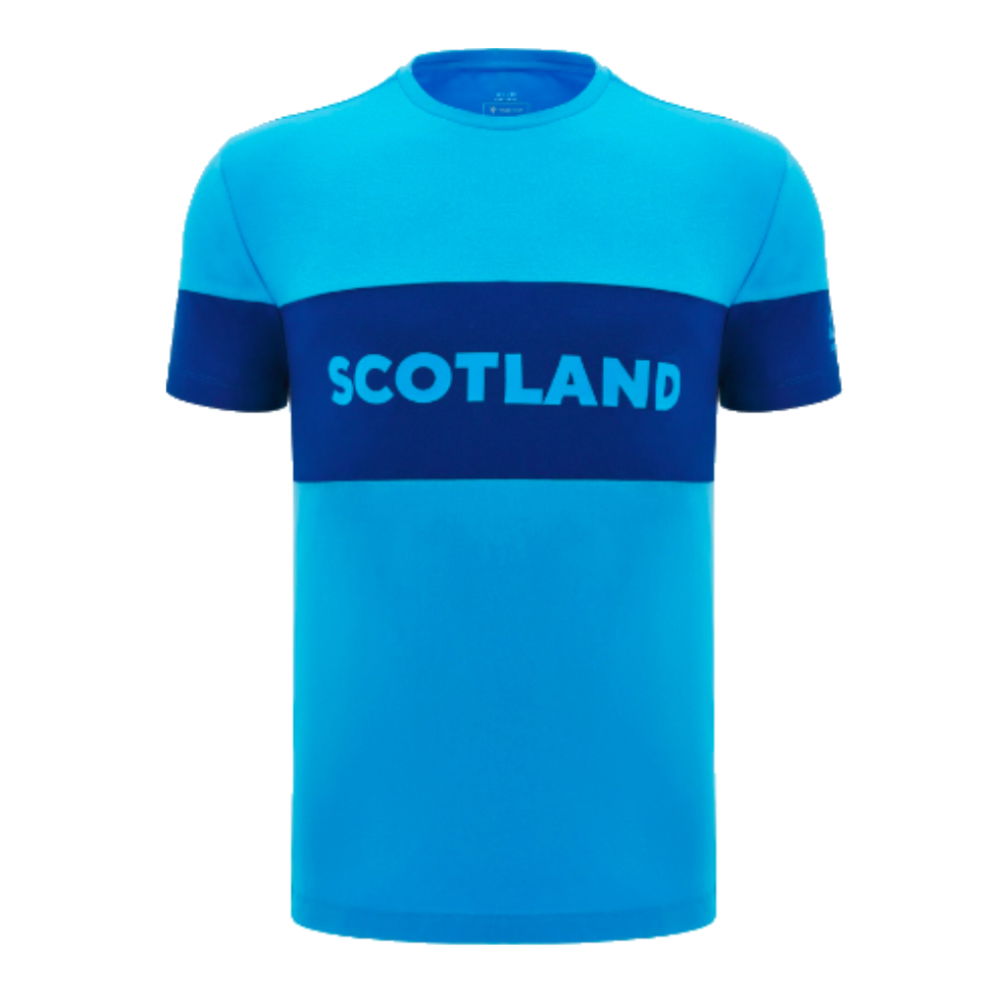 2024-2025 Scotland Rugby Leisure Cotton T-Shirt (Sky Blue) - Kids