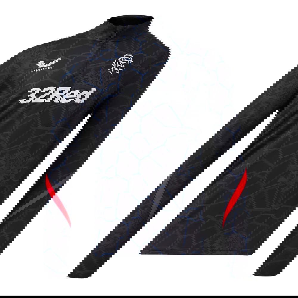 2024-2025 Rangers Matchday 1/4 Zip Midlayer (Navy)