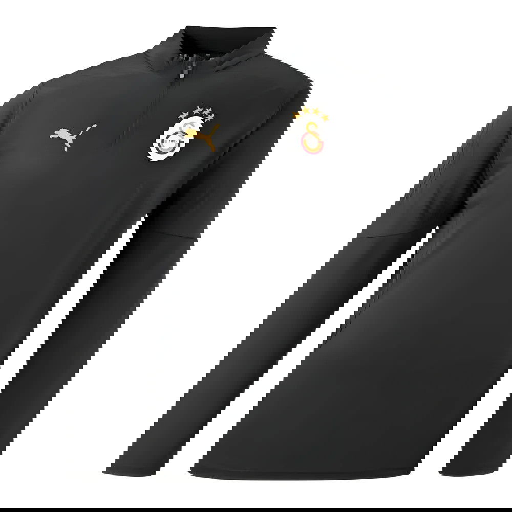2024-2025 Galatasaray Training 1/4 Zip Top (Black)