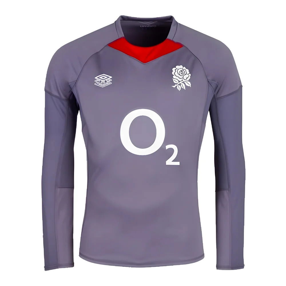 2024-2025 England Rugby Contact Drill Top (Grey)