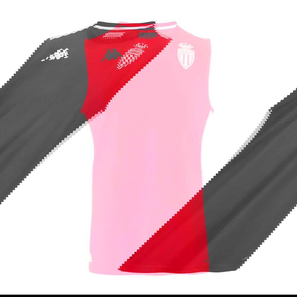 2024-2025 AS Monaco Sleeveless Jersey (Red)