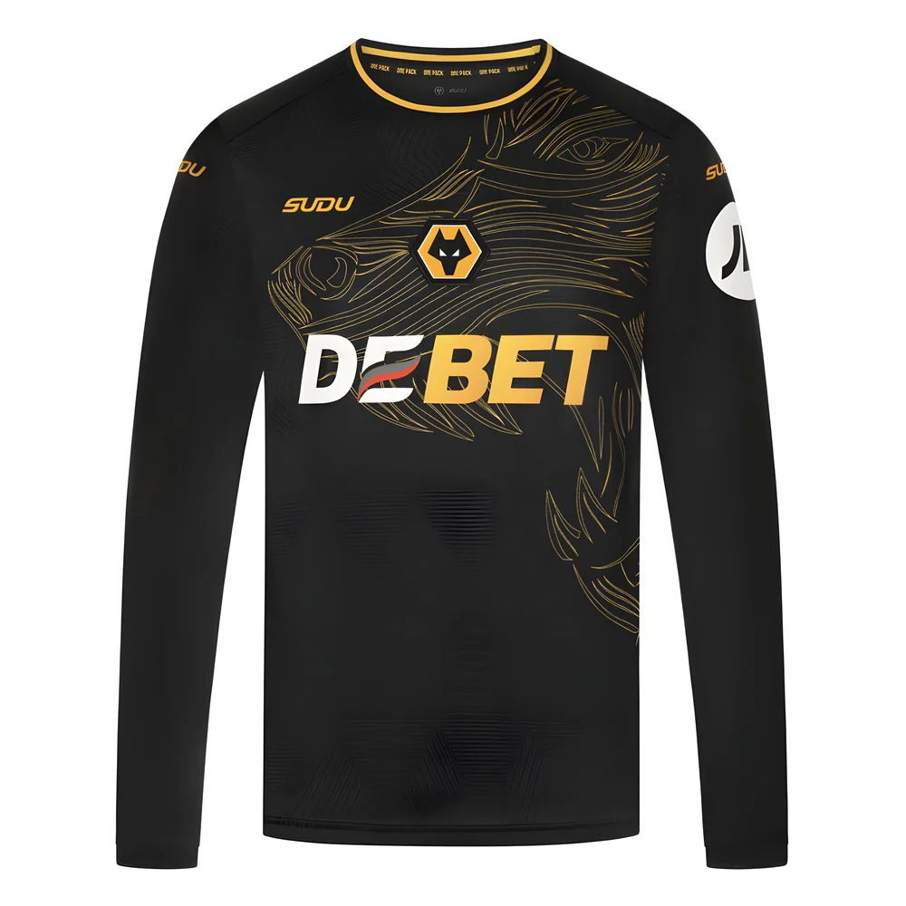 2024-2025 Wolves Long Sleeve Away Shirt