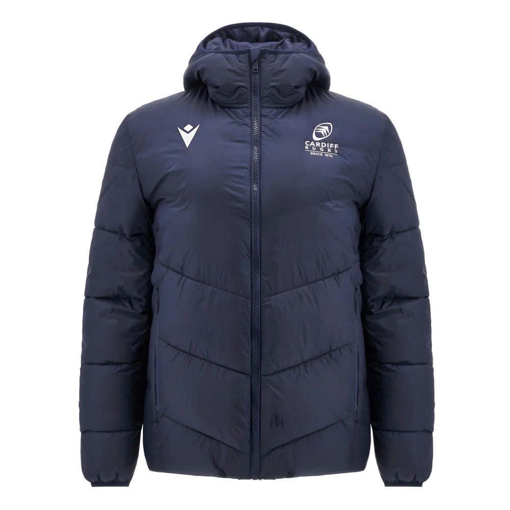 2024-2025 Cardiff Blues Rugby Padded Jacket (Navy)